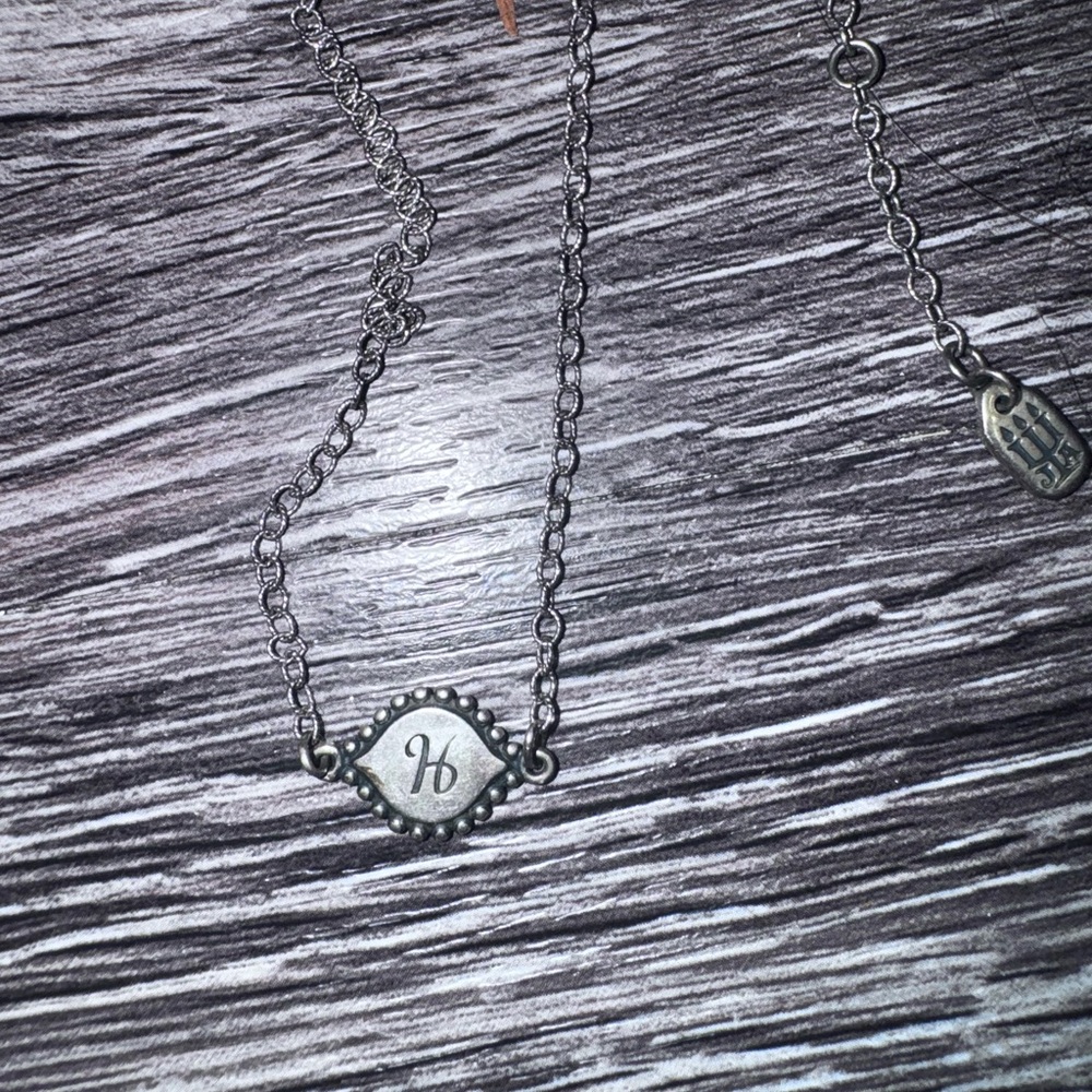 James Avery “H” Necklace